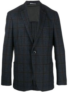 Boss Hugo Boss однобортный пиджак в клетку