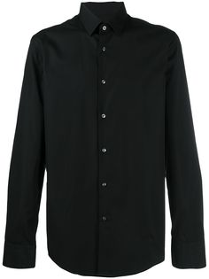 Boss Hugo Boss рубашка с заостренным воротником