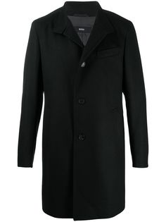 Boss Hugo Boss однобортное пальто длины миди