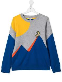 Kenzo Kids толстовка в стиле колор-блок