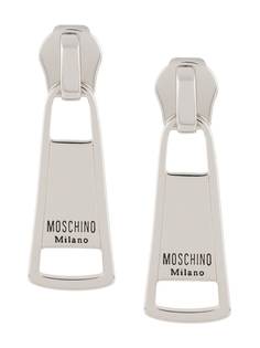 Moschino массивные серьги в форме застежки