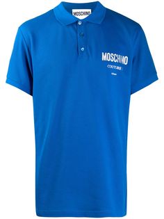 Moschino рубашка поло с логотипом