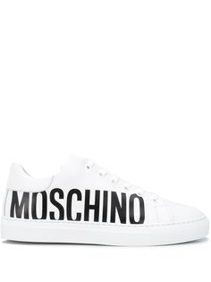 Moschino кроссовки с логотипом