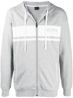 Boss Hugo Boss худи на молнии с логотипом