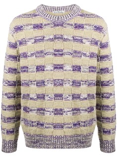 Acne Studios фактурный джемпер в полоску