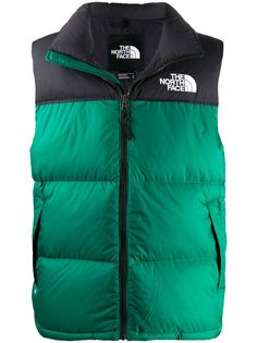 The North Face жилет на молнии с вышитым логотипом