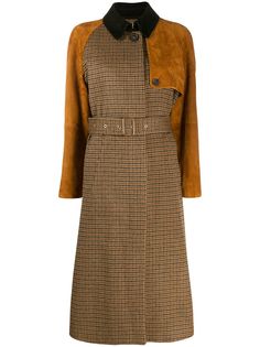 Salvatore Ferragamo макинтош в ломаную клетку