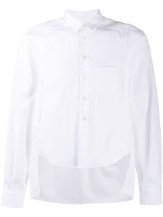 Comme Des Garçons Shirt рубашка с укороченным передом