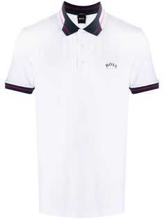 BOSS рубашка поло с логотипом