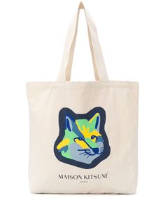 Maison Kitsuné сумка-тоут с принтом