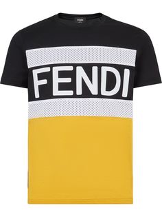 Fendi футболка с логотипом