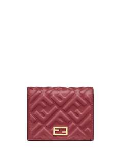 Fendi маленький кошелек с тисненым узором FF