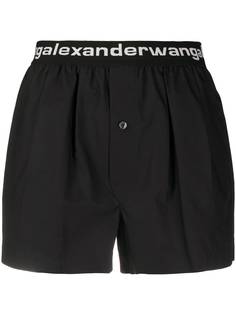 T By Alexander Wang шорты с логотипом