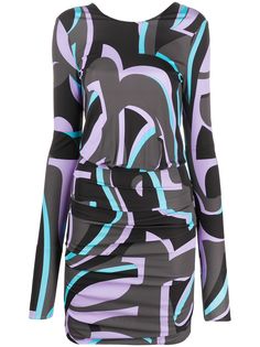 Emilio Pucci платье мини Pula со сборками