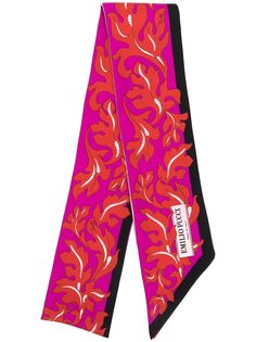 Emilio Pucci узкий шарф с принтом