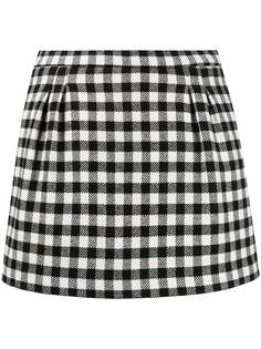 RedValentino короткие шорты в клетку гингем