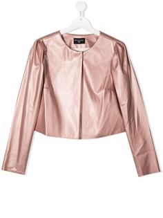 Monnalisa укороченный жакет с объемными плечами