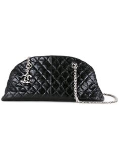 Chanel Pre-Owned стеганая сумка на плечо