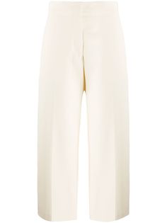 Jil Sander широкие брюки строгого кроя