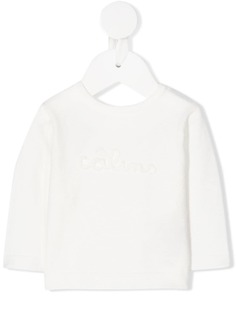 Absorba slogan embroidered long-sleeve top