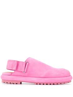 Jacquemus slingback leather loafers