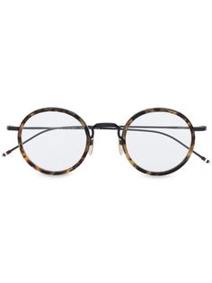Thom Browne Eyewear очки в круглой оправе черепаховой расцветки