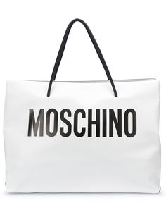 Moschino сумка-тоут с логотипом