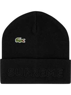 Supreme шапка бини из коллаборации с Lacoste