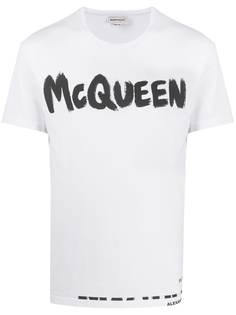 Alexander McQueen футболка с короткими рукавами и логотипом