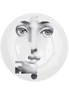 Fornasetti тарелка с принтом Lina Cavalieri