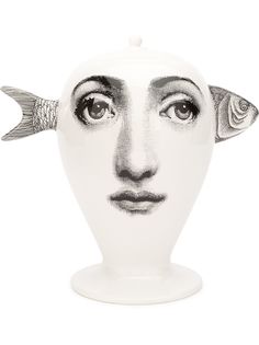 Fornasetti керамическая ваза Bollywood с отделкой в виде рыбы