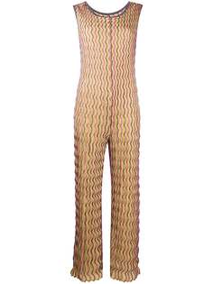 M Missoni трикотажный комбинезон с принтом