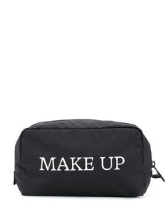 Off-White клатч с принтом Make Up