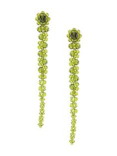 Simone Rocha длинные серьги из бусин