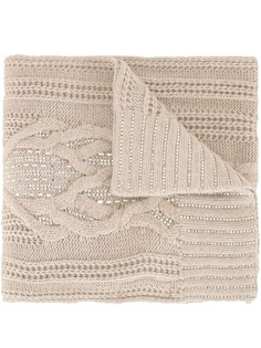 Ermanno Scervino шарф фактурной вязки