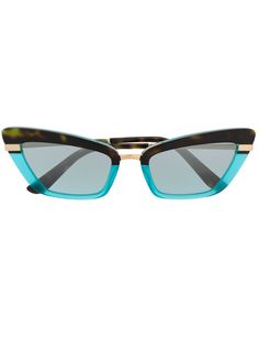 Dolce & Gabbana Eyewear солнцезащитные очки в оправе кошачий глаз