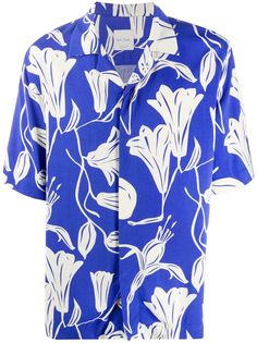 Paul Smith рубашка Floral Cutout с короткими рукавами