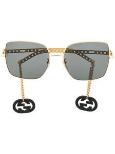 Gucci Eyewear солнцезащитные очки в квадратной оправе