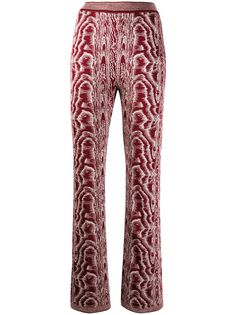 Missoni трикотажные расклешенные брюки