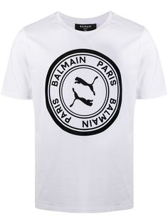 Balmain футболка с логотипом из коллаборации с Puma