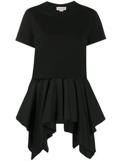 Alexander McQueen топ с драпировкой и оборками