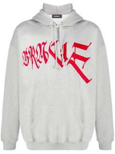 Diesel худи с вышивкой Brave