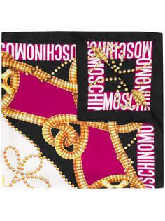 Moschino платок с принтом