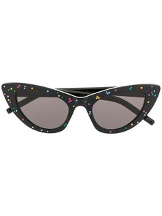 Saint Laurent Eyewear солнцезащитные очки New Wave SL 213 в оправе кошачий глаз