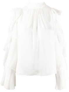 Temperley London блузка Lovebird с оборками