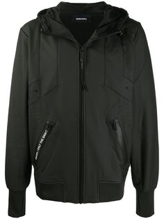 Diesel худи на молнии с логотипом