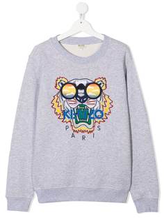 Kenzo Kids толстовка с вышитым логотипом