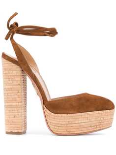 Aquazzura босоножки Penelope 140 на платформе