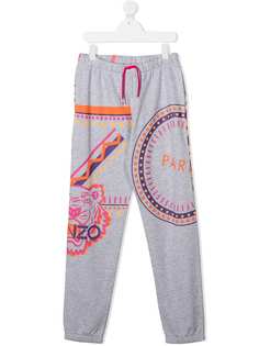 Kenzo Kids спортивные брюки с логотипом