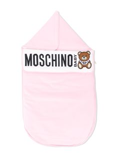 Moschino Kids конверт Teddy с логотипом